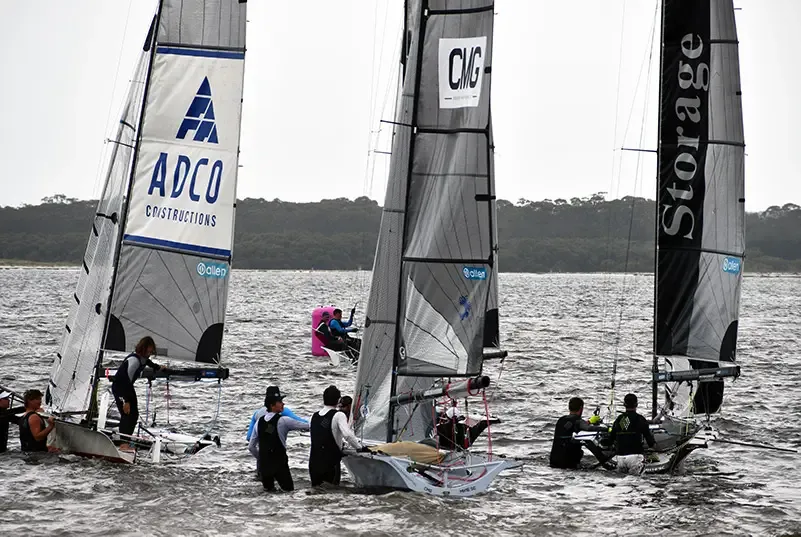 16ft Skiffs with Allen Logos